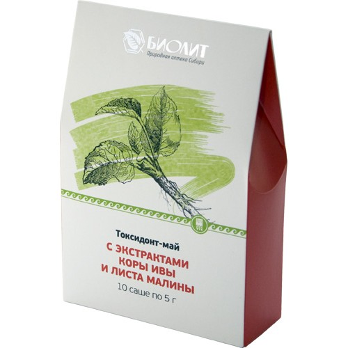 Токсидонт-май с экстрактами коры ивы и листа малины  г. Саратов  