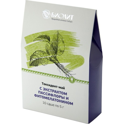 Купить Токсидонт-май с экстрактами пассифлоры и фитомелатонином  г. Саратов  